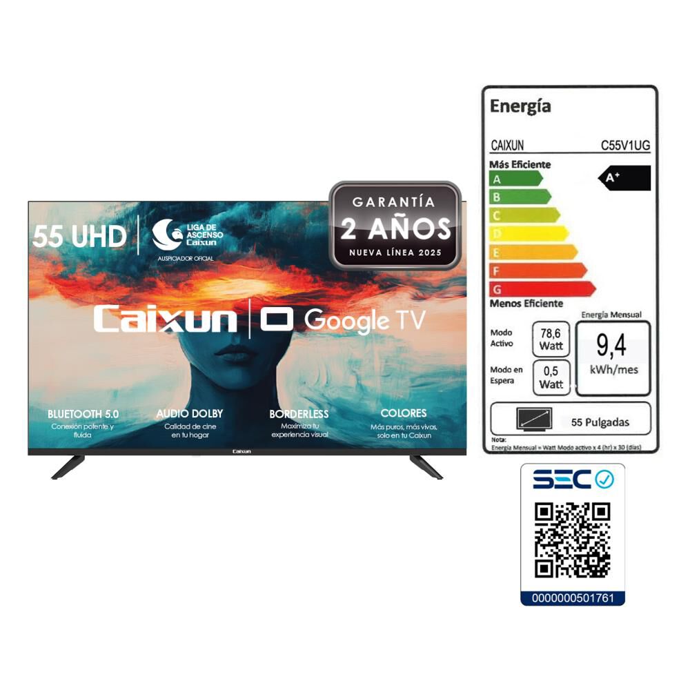 Led 55" Caixun C55V1UG / Ultra HD 4K / Smart TV image number 10.0